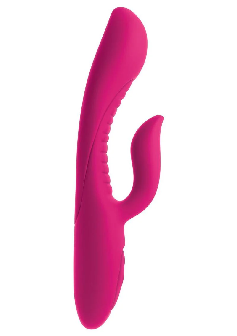 Ultimate Rabbits No 2 Fuschia Vibrator Multi Speed Waterproof Rechargeable - Image 2