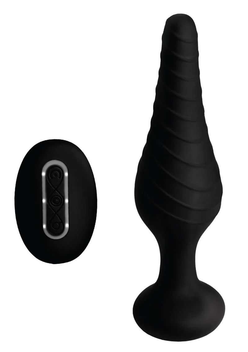 Under Control Rechargeable Silicone Vibrating Anal Plug with Remote Control - Image 2