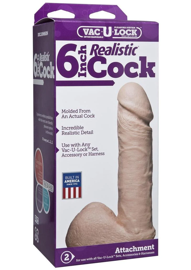 Vac-U-Lock Realistic Dildo - Image 4