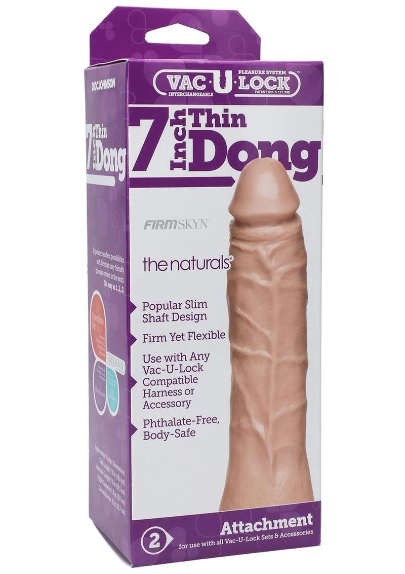 Vac-U-Lock The Naturals Thin Dildo - Image 3