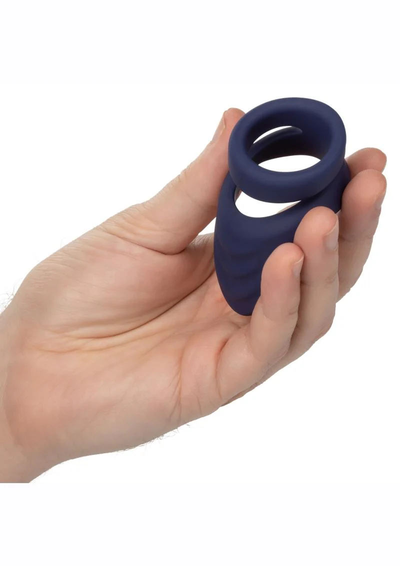 Viceroy Perineum Dual Ring Silicone Cock Ring - Image 4
