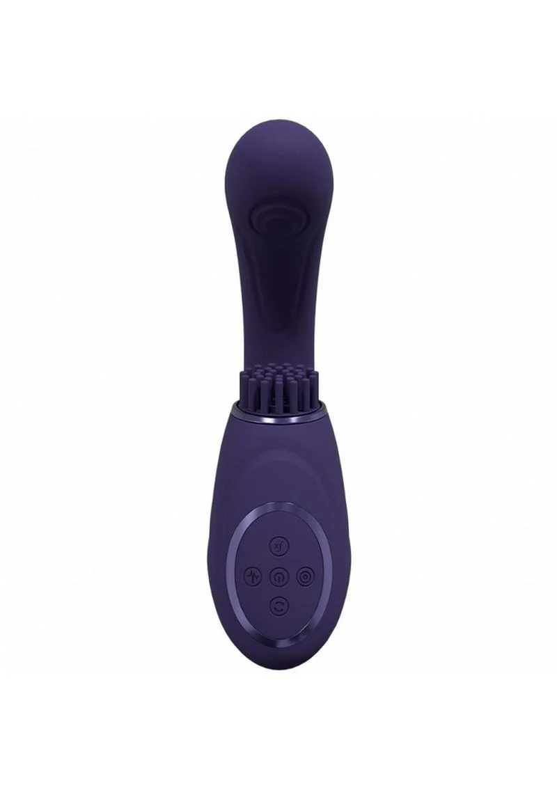 Vive Gen Rechargeable Silicone Triple Motor G-Spot Vibrator with Pulse Wave - Image 3