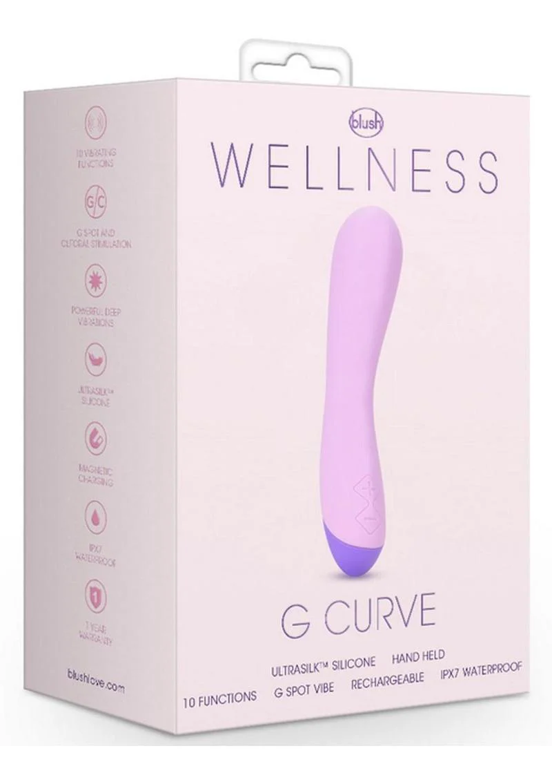 Wellness G Curve Rechargeable Silicone G-Spot Vibrator - Image 3