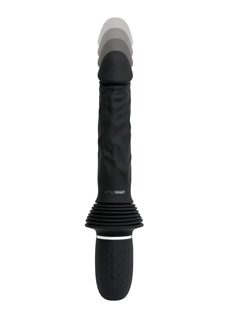 WhipSmart Thrusting Rechargeable Silicone Cock with Remote - Image 3