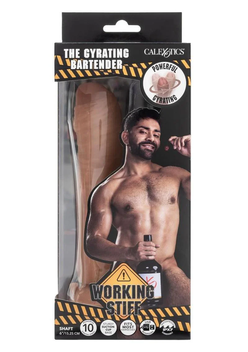 Working Stiff The Gyrating Bartender Rechargeable Dildo - Image 2