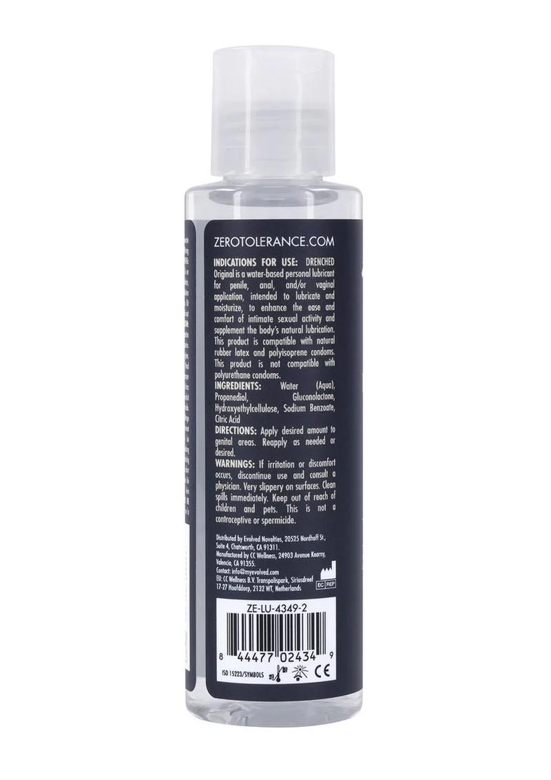 Zero Tolerance Drenched Original Water Based Lubricant - Image 2