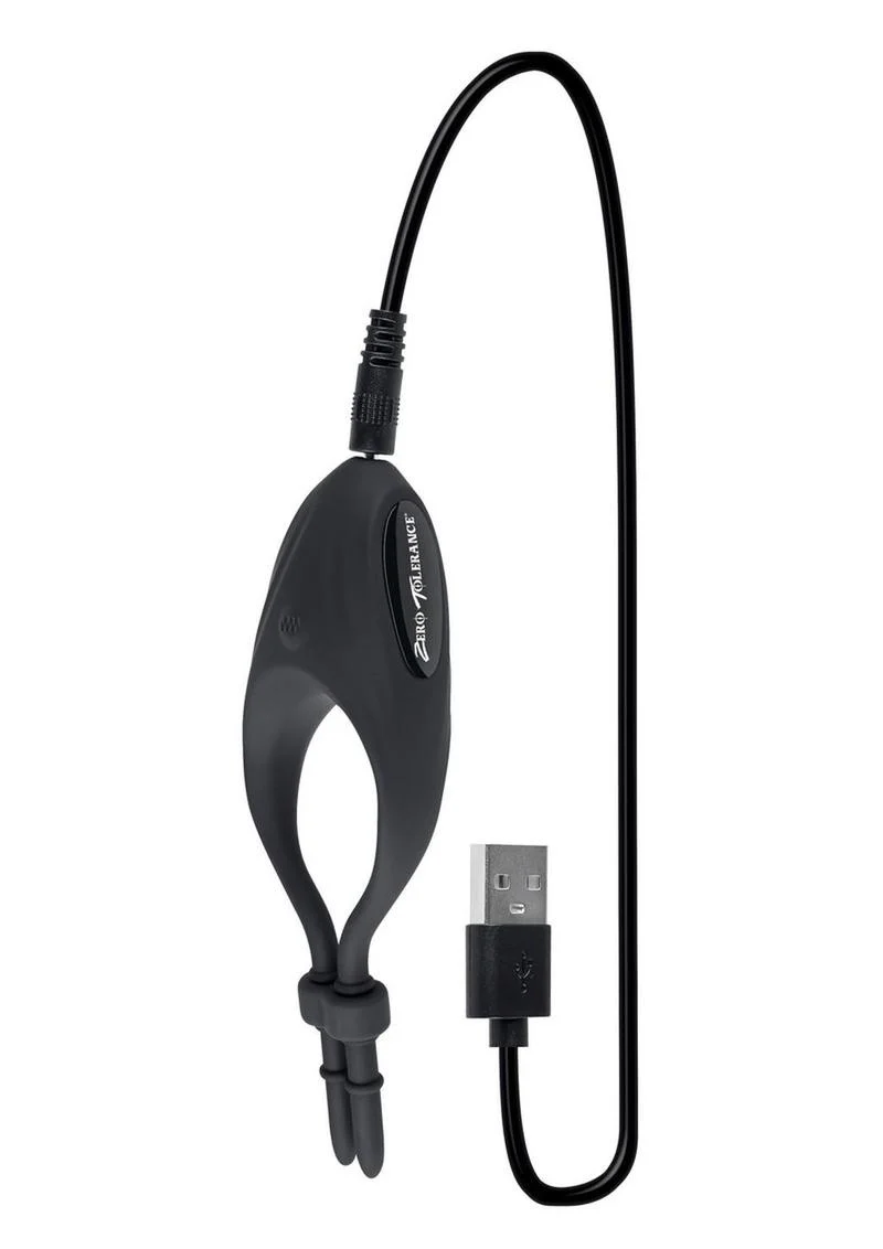 Zero Tolerance Perfect Fit Rechargeable Silicone Vibrating Cock Ring - Image 3