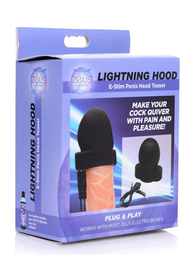Zeus Electrosex Lightning Hood E-Stim Silicone Penis Head Teaser - Image 3