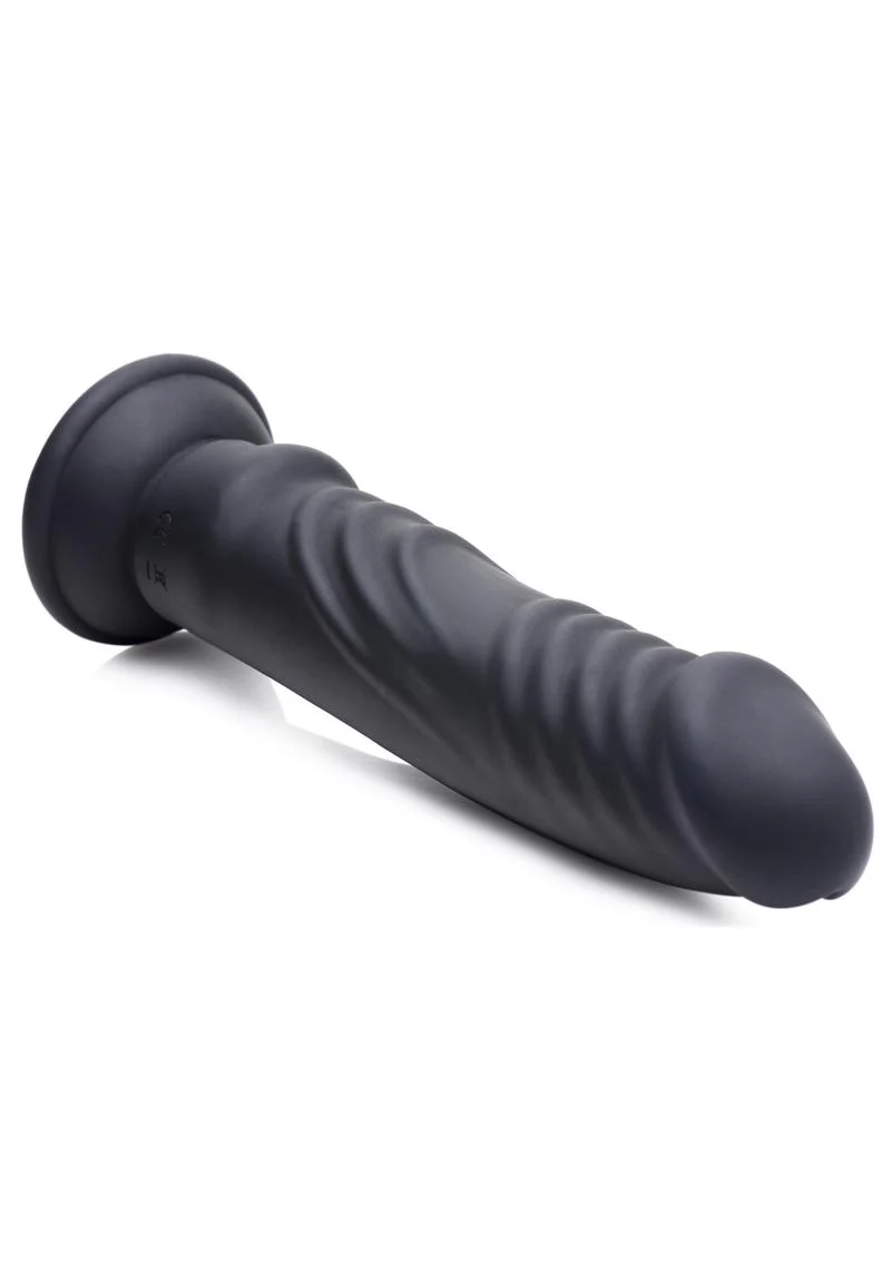 Zeus Vibrating and E-Stim Rechargeable Silicone Dildo with Remote Control - Image 4