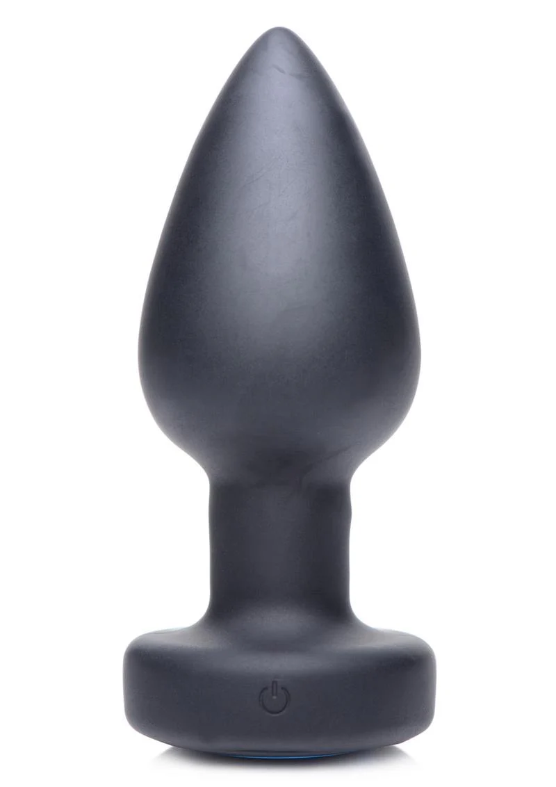 Zeus Vibrating and E-Stim Silicone Rechargeable Anal Plug with Remote Control - Image 2